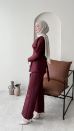 Pera Belden Bağlama Scuba Takım - Bordo - Görsel 2