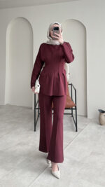 Pera Belden Bağlama Scuba Takım - Bordo - Görsel 4