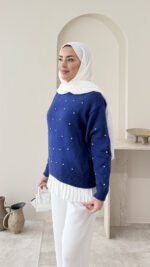 Triko Kazak - Lacivert - Görsel 2