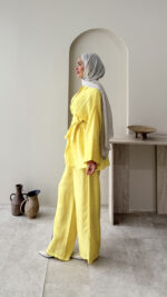 Belden Bağlamalı Takım - Sarı - Görsel 2