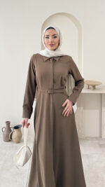 Wenessa Elbise - Vizon - Görsel 4