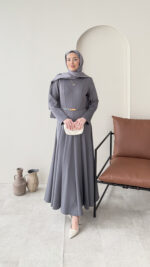 Liora Pensli Scuba Elbise - Antrasit