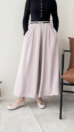 Etekli Pantalon - Vizon - Görsel 3