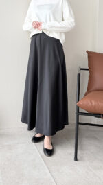Niva Saten Etek - Siyah