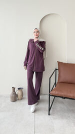 Mirel Premium Oyşo Takım - Mürdüm