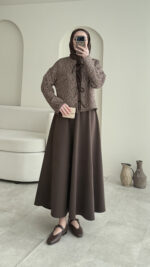 Leopar Scuba Takım - Kahve - Görsel 6