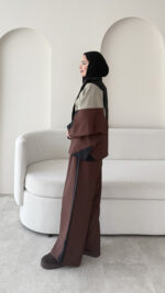 Velin Paraşüt Takım - Kahve - Görsel 2