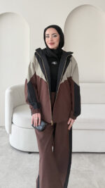 Velin Paraşüt Takım - Kahve - Görsel 4