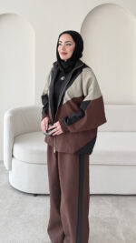 Velin Paraşüt Takım - Kahve - Görsel 5