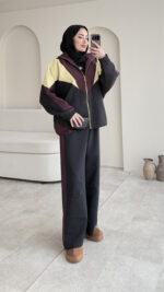 Velin Paraşüt Takım - Siyah - Görsel 6