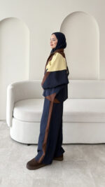 Velin Paraşüt Takım - Lacivert&Sarı - Görsel 2