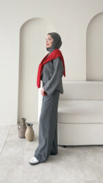 Elora Triko Kazak - Antrasit - Görsel 4