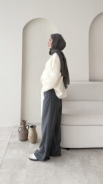 Elora Triko Kazak - Krem - Görsel 4