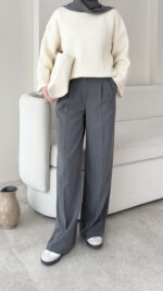 Elora Triko Kazak - Krem - Görsel 6