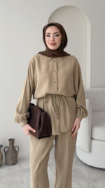 Mayra Tensel Takım - Camel - Görsel 4