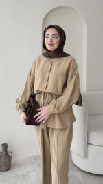 Mayra Tensel Takım - Camel - Görsel 5