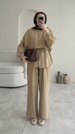 Mayra Tensel Takım - Camel - Görsel 6