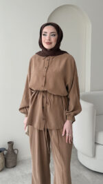 Mayra Tensel Takım - Tarçın - Görsel 4