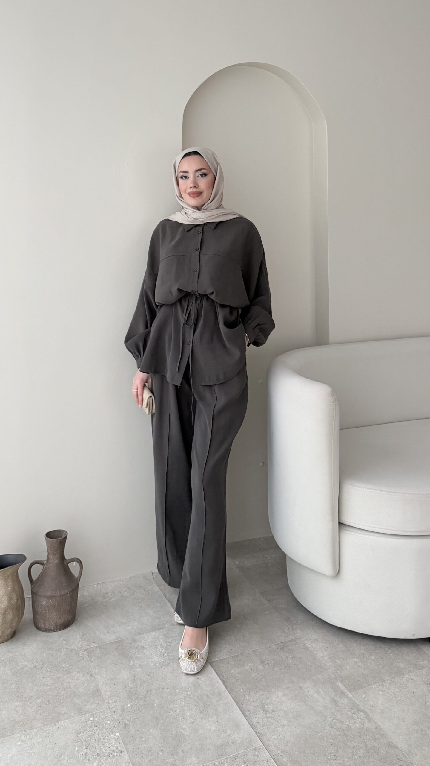 1766589772_0_694c054c5e255.jpg Mayra Tensel Takım - Antrasit - Görsel 1