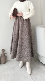 Leopar Scuba Etek - Kahve - Görsel 3