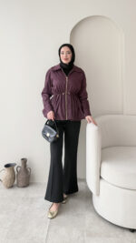 Yelin Ceket - Bordo - Görsel 2