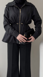 Yelin Ceket - Siyah - Görsel 5