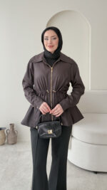 Yelin Ceket - Kahverengi