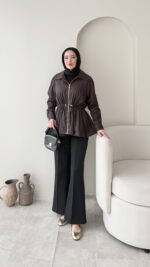 Yelin Ceket - Kahverengi - Görsel 2