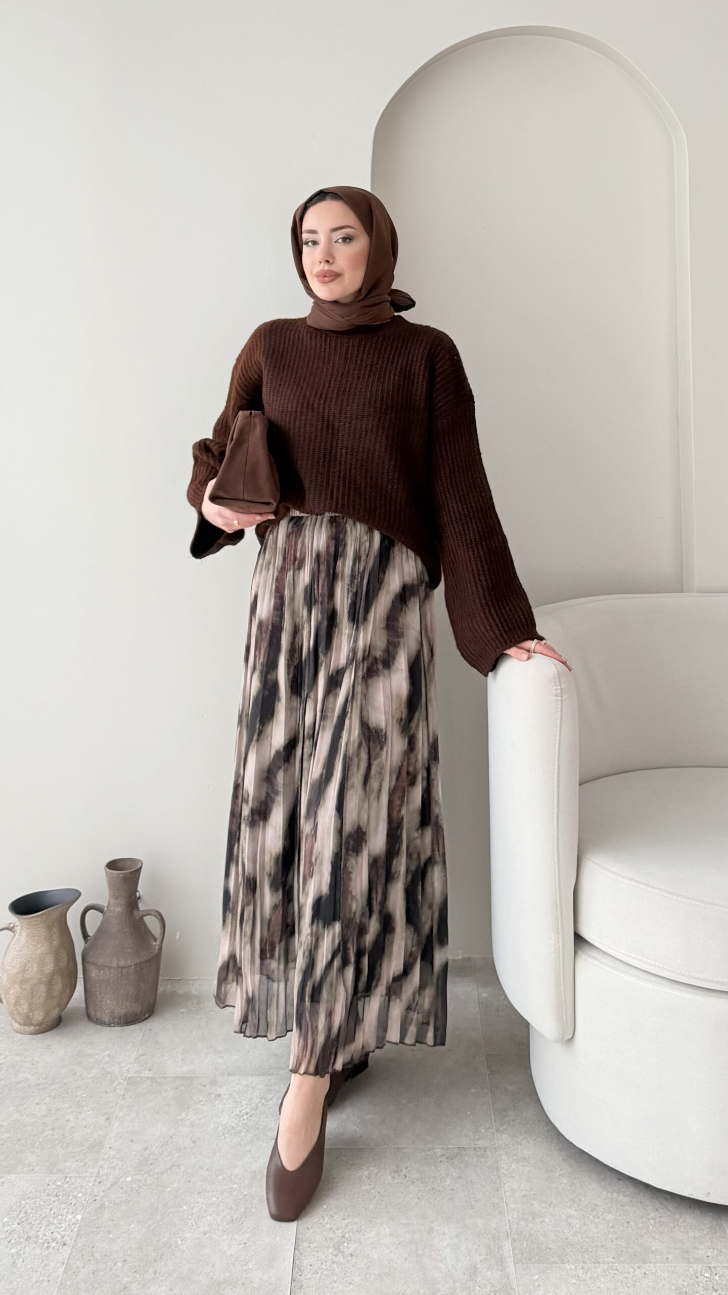 1766701410_0_694db96285e4e.jpg Riva Etek - Kahve - Görsel 1