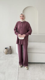 Liona Modal Takım - Mürdüm