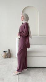 Rova Modal Takım - Mürdüm - Görsel 2