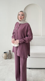 Rova Modal Takım - Mürdüm - Görsel 5