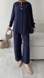 Rova Modal Takım - Lacivert - Görsel 6