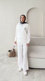 Mona Sweat - Beyaz - Görsel 4