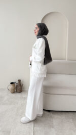 Mona Sweat - Beyaz - Görsel 5