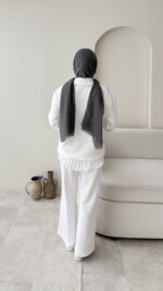 Mona Sweat - Beyaz - Görsel 6