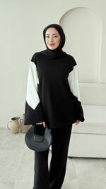 Pina Geçişli Oyşo Takım - Siyah - Görsel 4