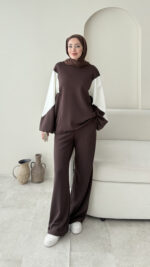 Pina Geçişli Oyşo Takım - Kahve