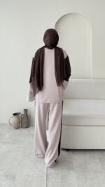 Pina Geçişli Oyşo Takım - Vizon - Görsel 3