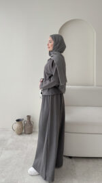 Mono Fitilli Takım - Antrasit - Görsel 2