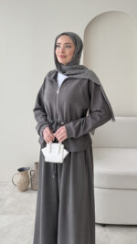 Mono Fitilli Takım - Antrasit - Görsel 4