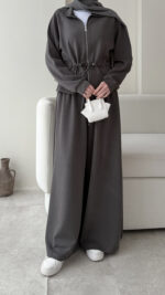 Mono Fitilli Takım - Antrasit - Görsel 5