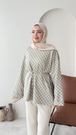 Ekose Scuba Sweat - Yeşil - Görsel 2