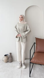 Ekose Scuba Sweat - Yeşil - Görsel 4