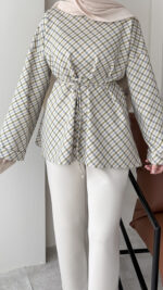 Ekose Scuba Sweat - Yeşil - Görsel 5