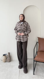 Oduncu Gömlek - Kahve - Görsel 6