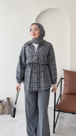 Oduncu Gömlek - Siyah - Görsel 2