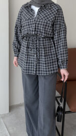 Oduncu Gömlek - Siyah - Görsel 3