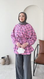 Oduncu Gömlek - Pembe