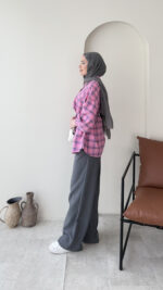 Oduncu Gömlek - Pembe - Görsel 5